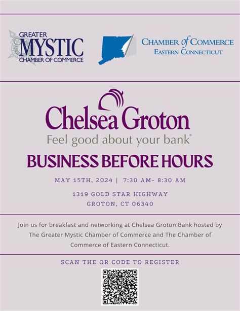 chelsea groton bank hours